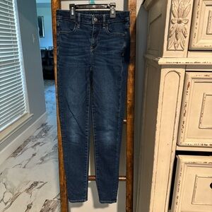 American Eagle Outfitters Dark Blue Skinny Jeans